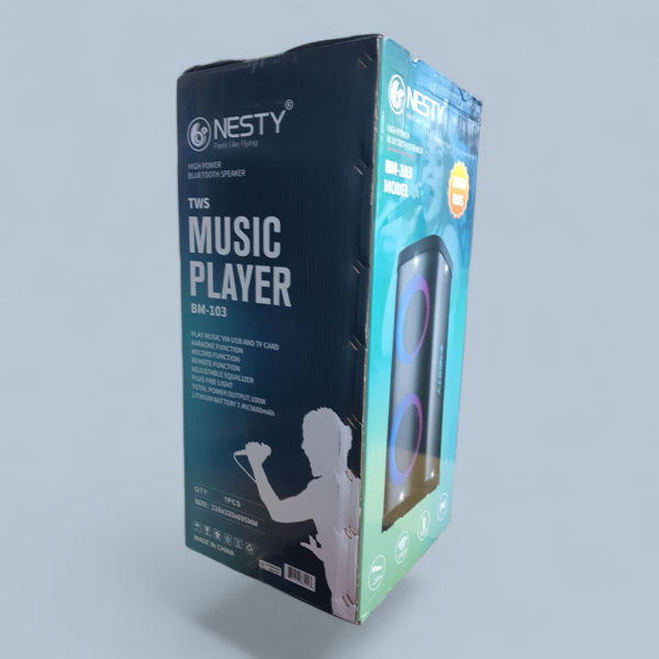 NESTY BLUETOOTH PARTY SPEAKER NEW LIGHT - Image 4